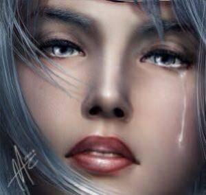 une larme